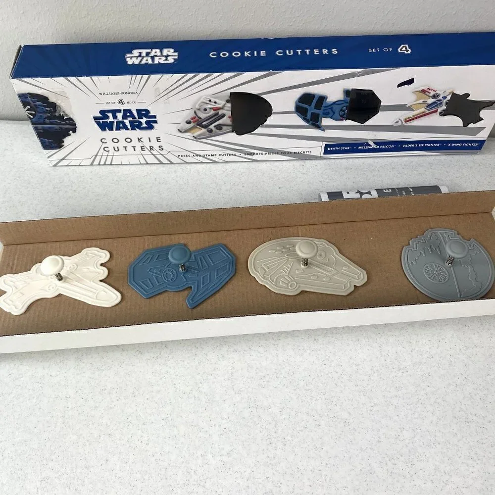 Williams Sonoma Star Wars Cookie Cutters set of 4